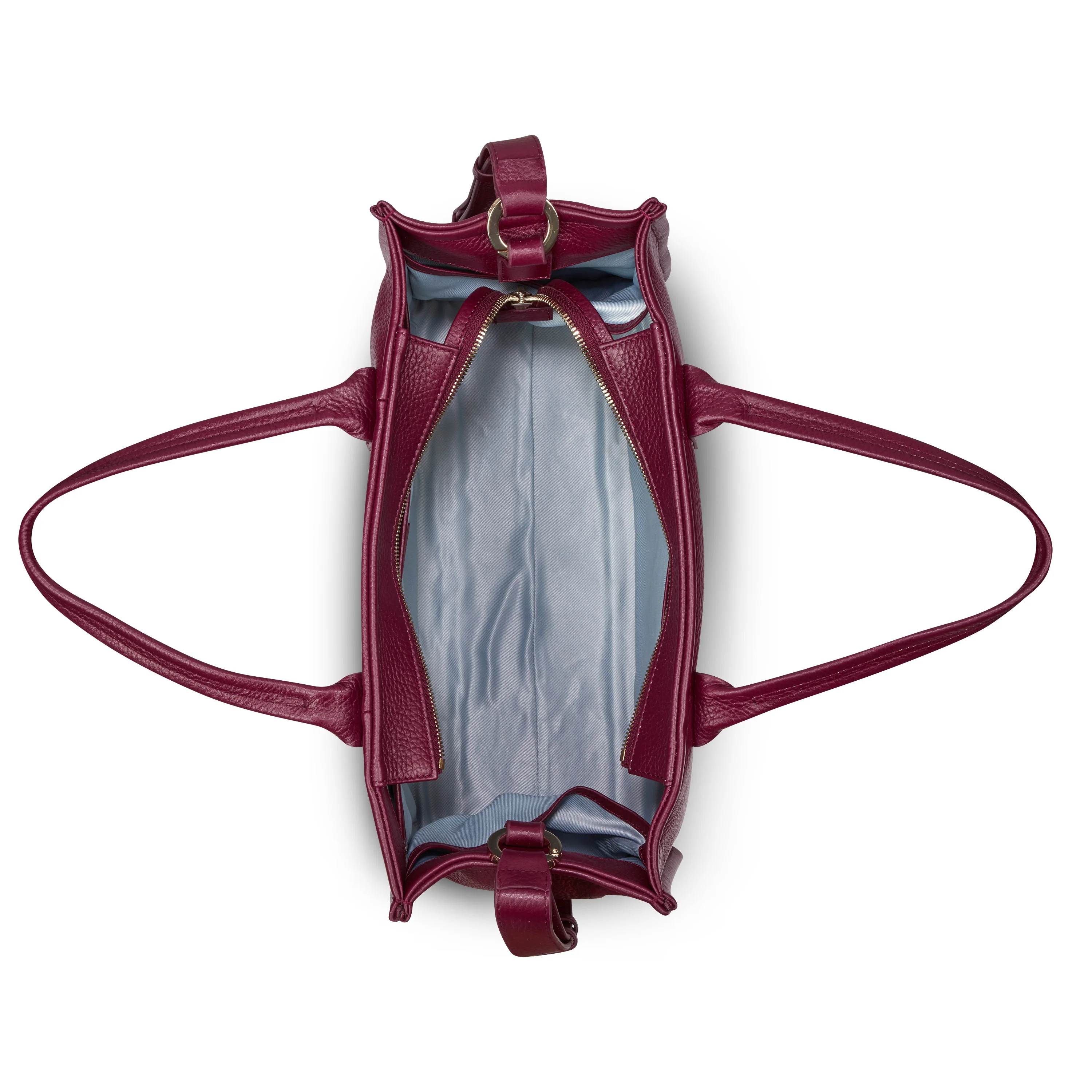 Le cuir grainé - Zippered hand bag - Image 10