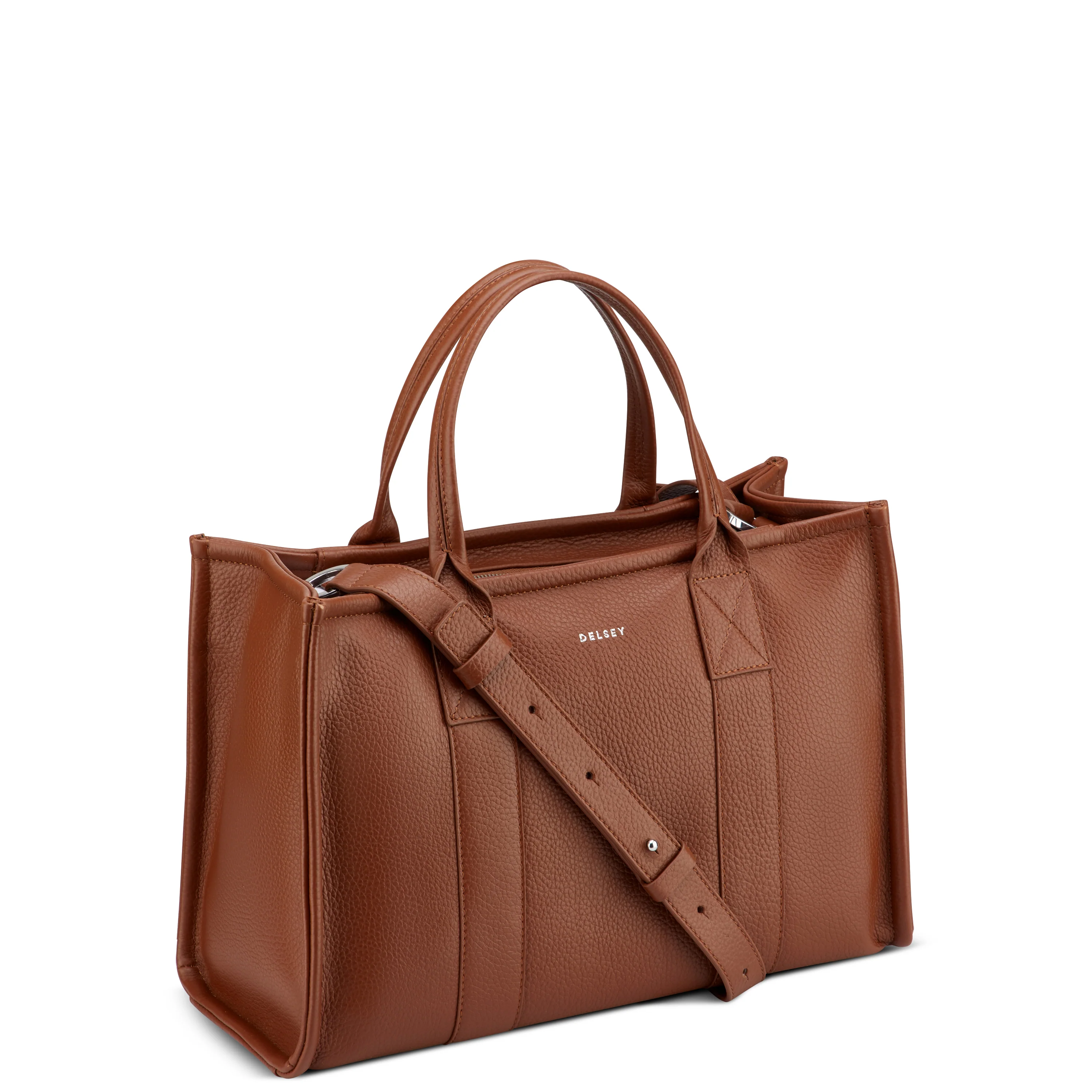 Le cuir grainé - Zippered hand bag - Image 16