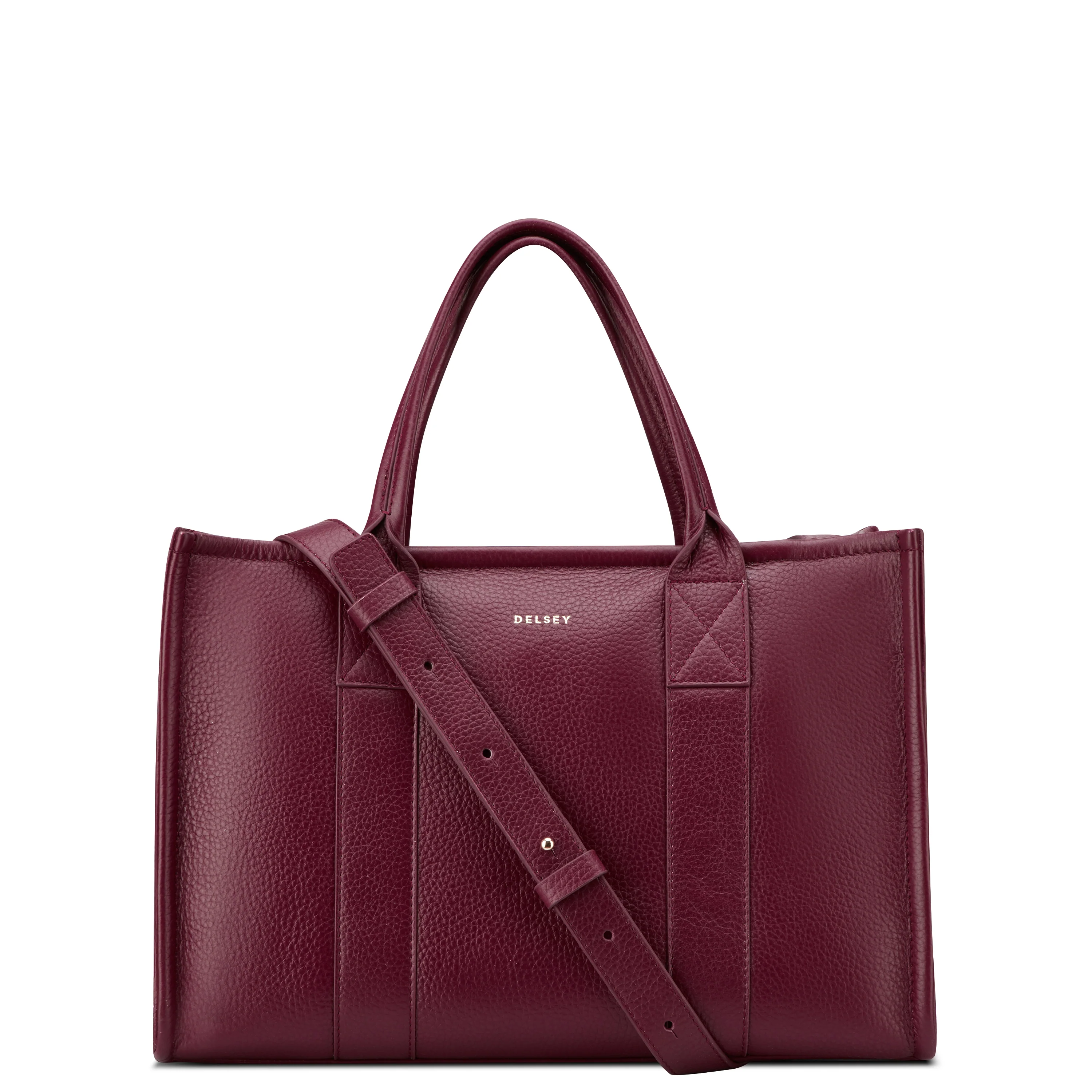 Le cuir grainé - Zippered hand bag - Image 8