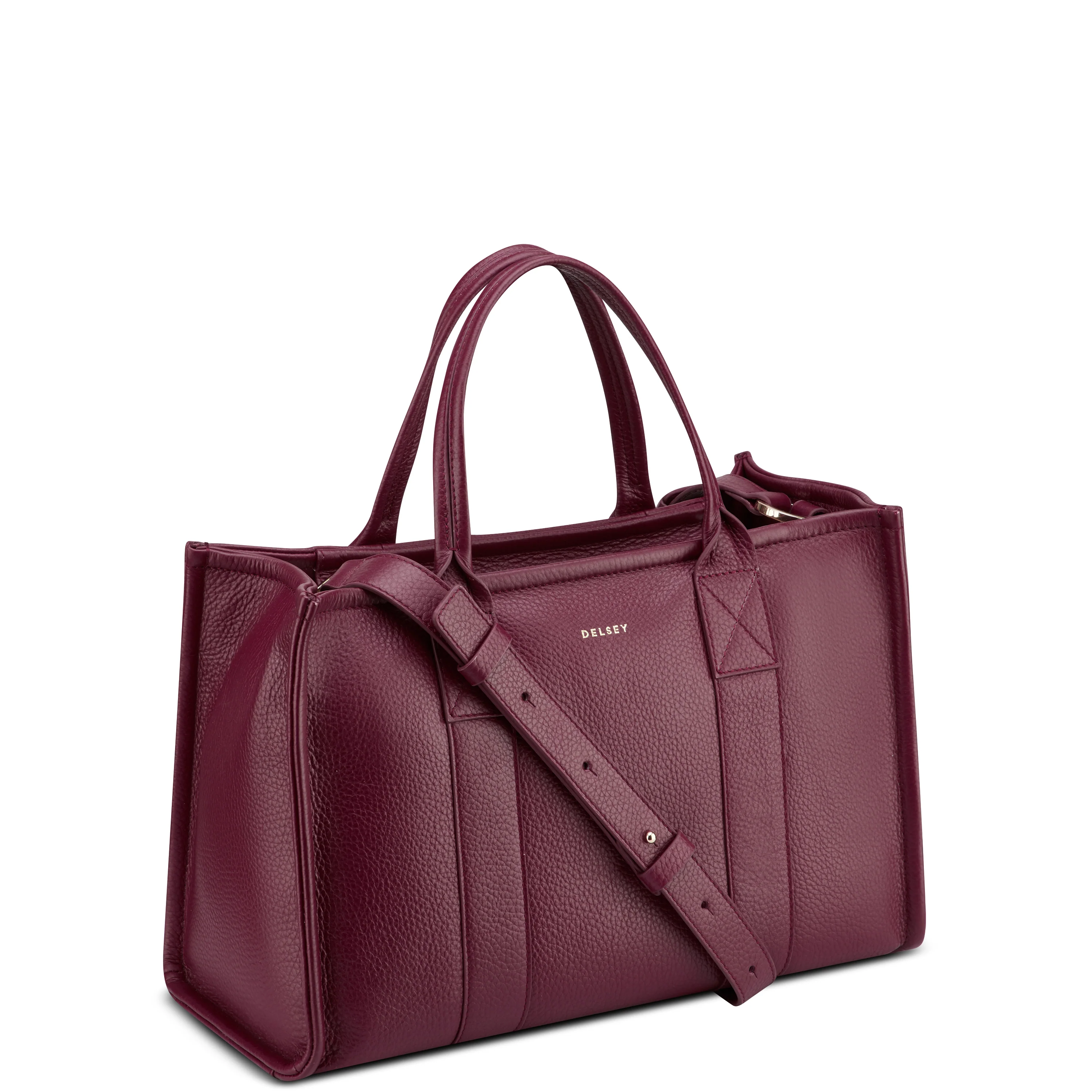 Le cuir grainé - Zippered hand bag - Image 9